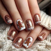 Brown Nail Art