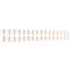 Milk tea nude electroplating 32 pieces