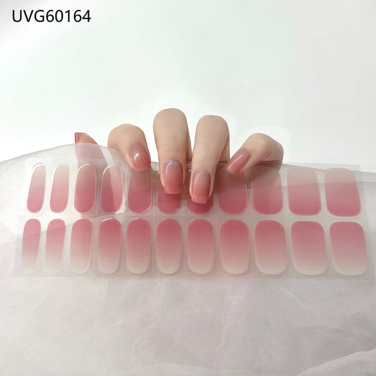 Semicured UV gel nail sticker kit UVG60164