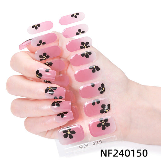 Semicured UV gel nail sticker kit NF240150