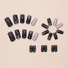 12 Sizes-24 Pcs Press On Nails W1819