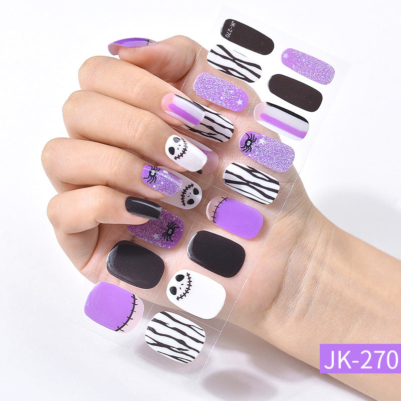 Semi-Cured Gel Nail sticker kit JK270