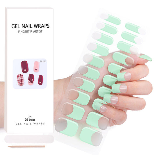 UV nail polish film semi-cured nail stickers BSS-0236