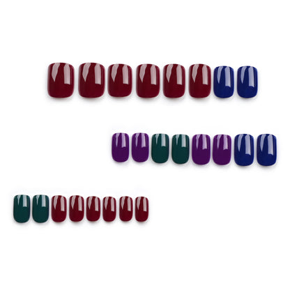 Maillard color solid manicure