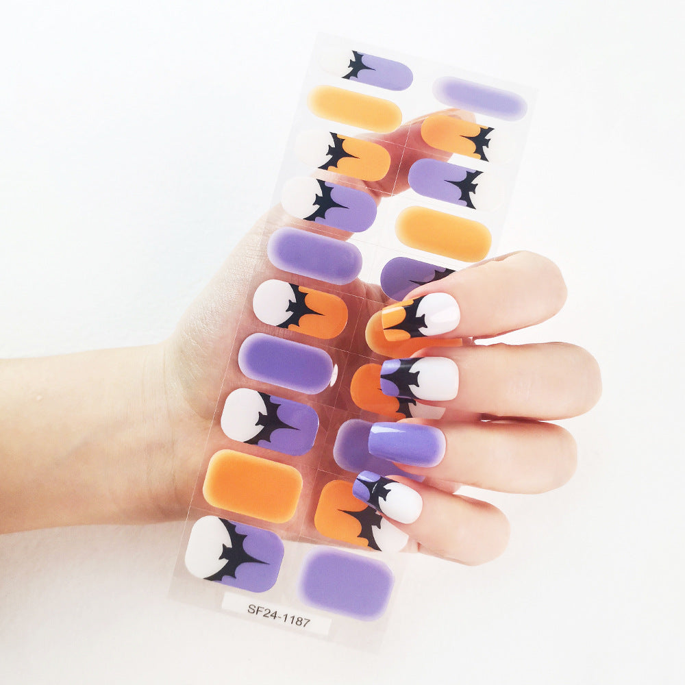 Semicured UV gel nail stickers SF24-1187