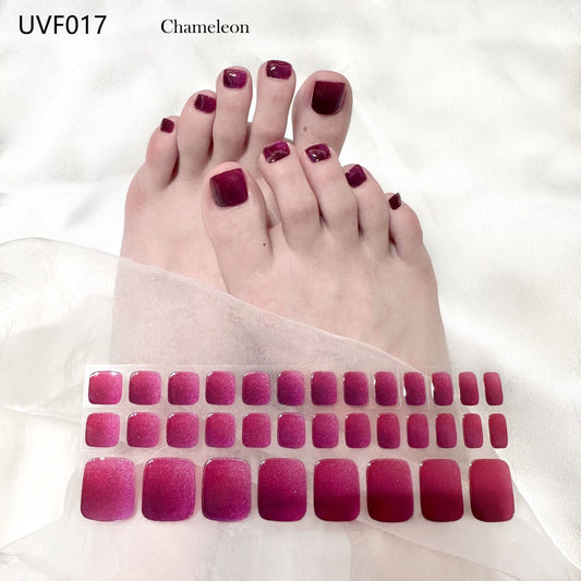 Pedicure Gel Nail Strips UVF017