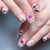 Halloween press ons Ghost Bat Pink Purple Pumpkin