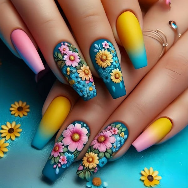 24pcs/Set Press On Nails