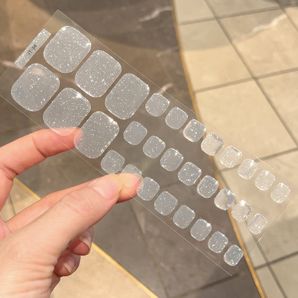 Strips de vernis gel pour pédicure JT-34