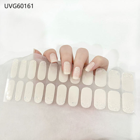 Semicured UV gel nail sticker kit UVG60161