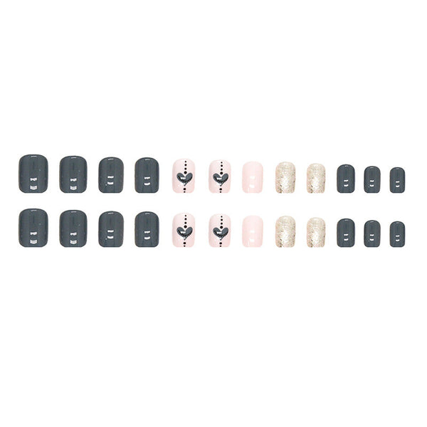 24pcs/Set Press On Nails W388