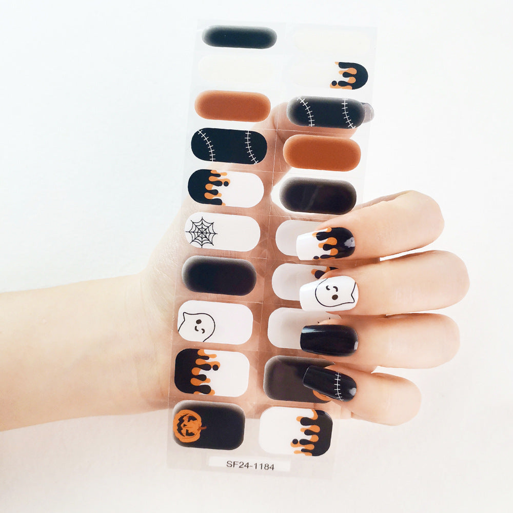 Semicured UV gel nail stickers SF24-1184