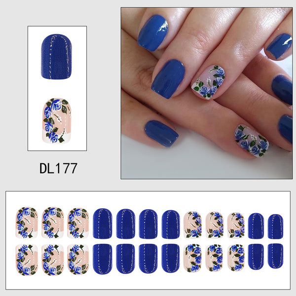 24pcs/Set Press On Nails