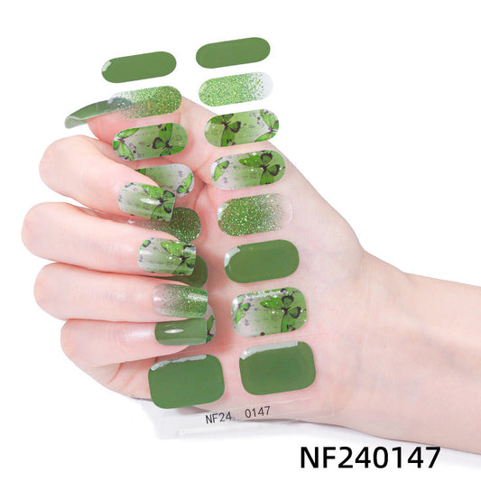 Semicured UV gel nail sticker kit NF240147