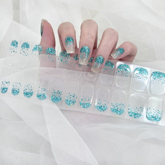 Semicured UV gel nail sticker kit UVG60015