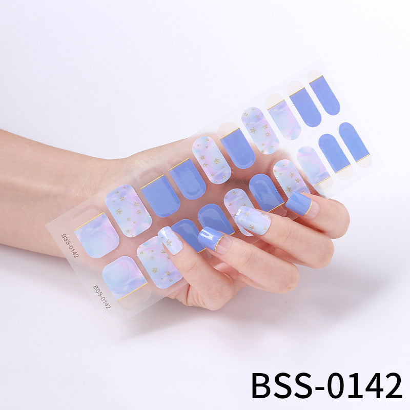 Semi-cured Gel Nail WrapsBSS—0142