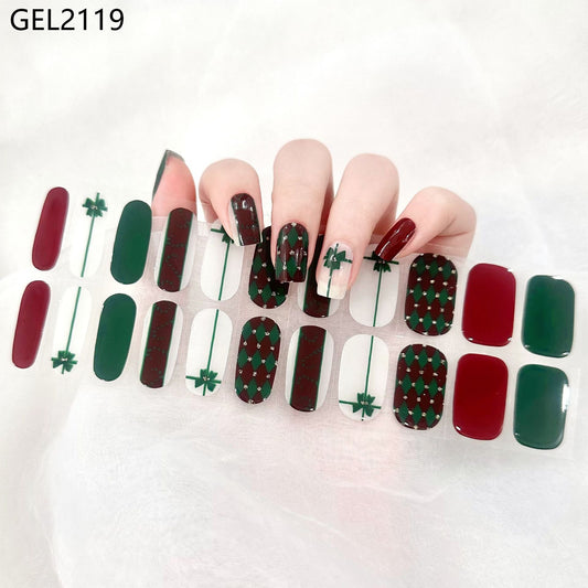 Semicured UV gel nail sticker kit GEL2119