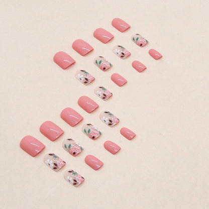 24Pcs press on nail W856