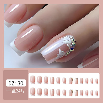 White-edged French wear nail plate