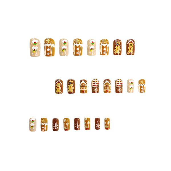 24pcs/Set Press On Nails Y250