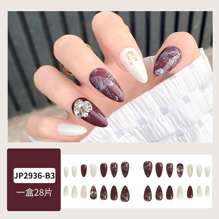 White-edged French wear nail plate