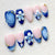 30 pieces 3D Klein Blue French