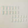 Electroplated white aurora