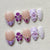 30 Pieces Purple Girl French