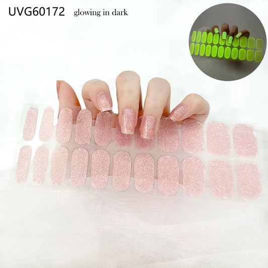 Semicured UV gel nail sticker kit UVG60172