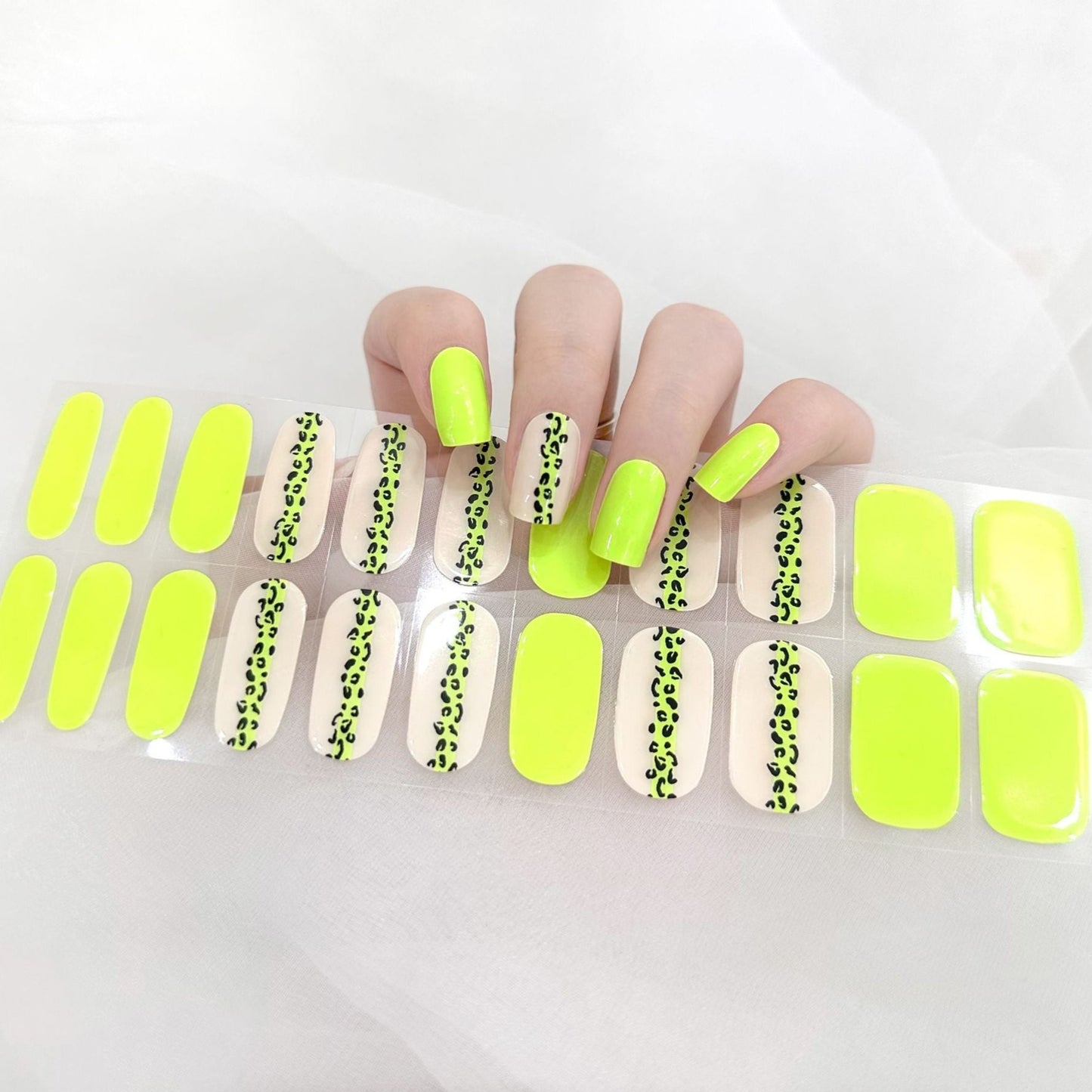 Semicured UV gel nail sticker kit GEL2087