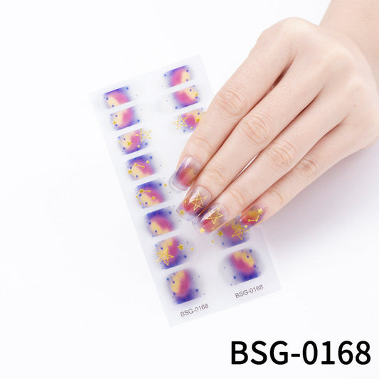 Salon-Quality Gel Nails Strips BSG-0168