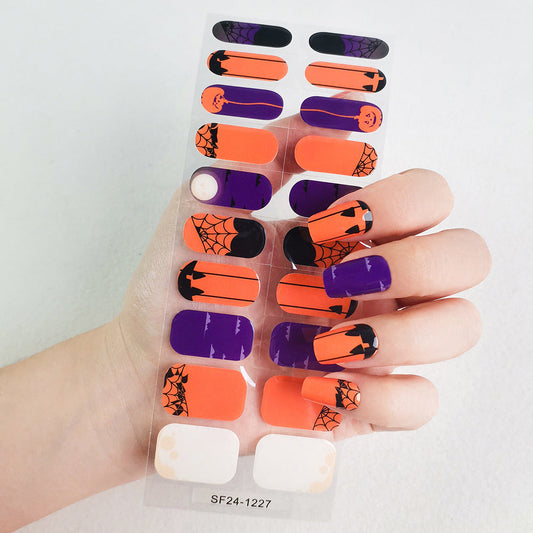 Semicured UV gel nail stickers SF21-1227