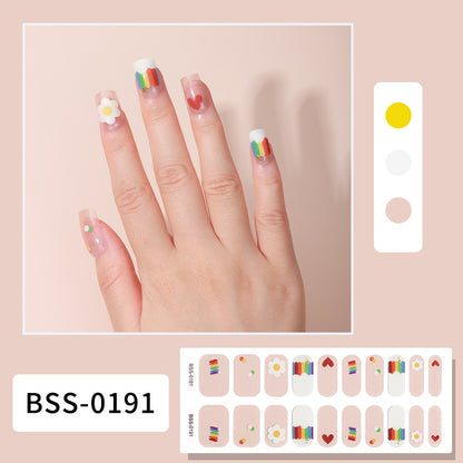 Semi cured nail patches for phototherapy of nailsBSS-0191