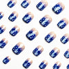 24 pieces of glossy snowflakes