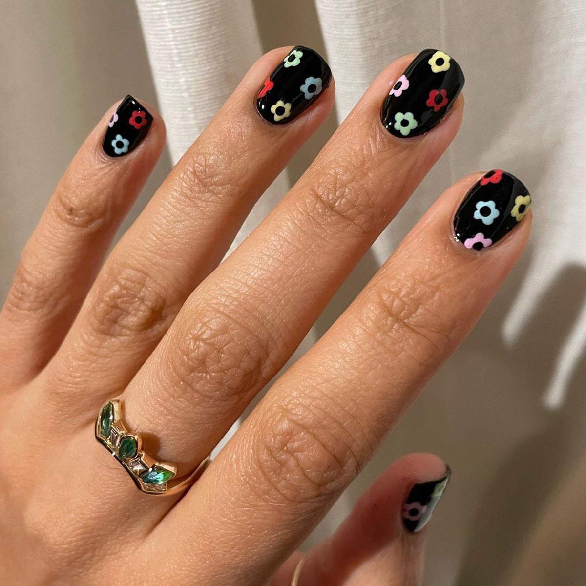 Cute Flower Nail Patch