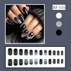 Winter black gray ombre snowflakes
