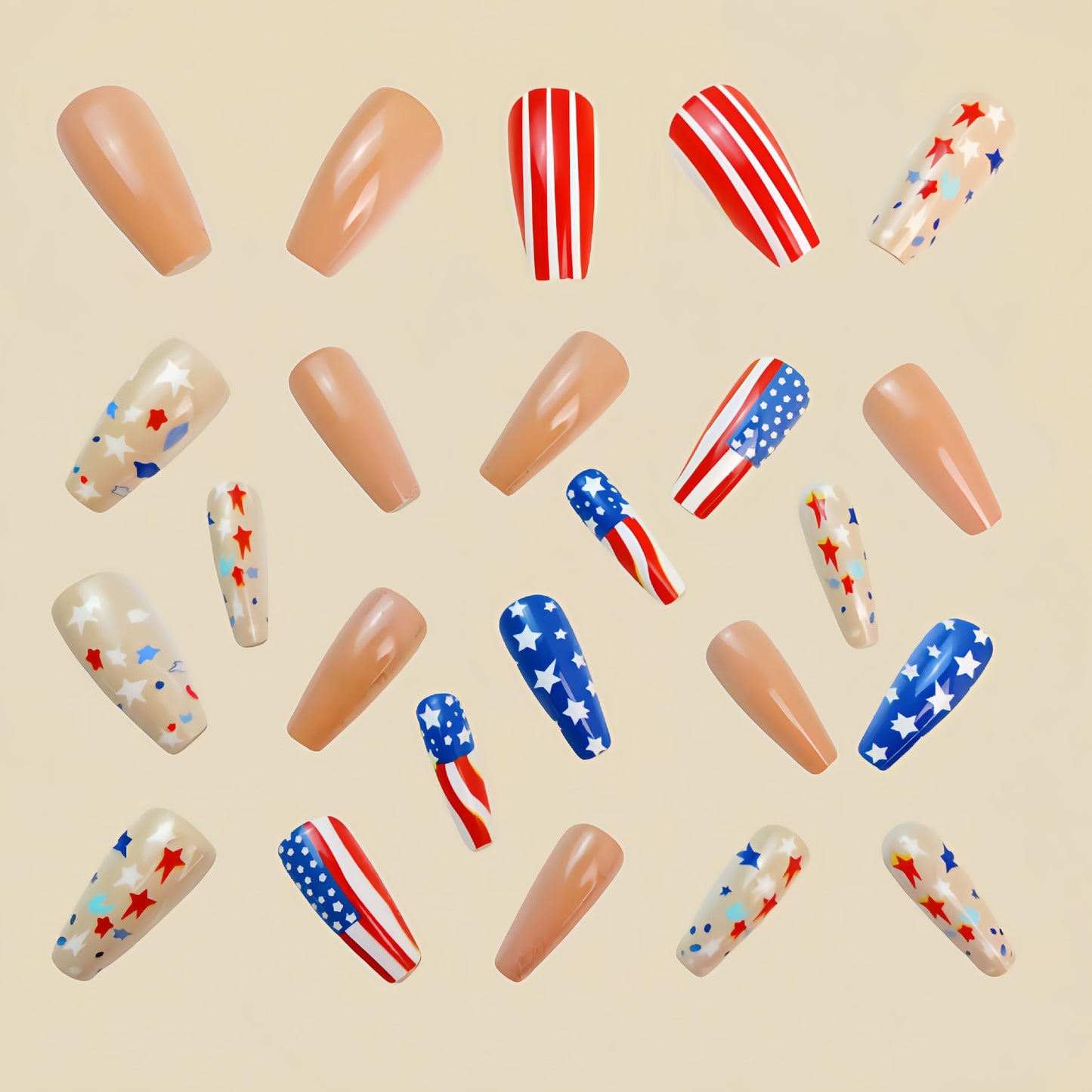 24pcs/Set Press On Nails