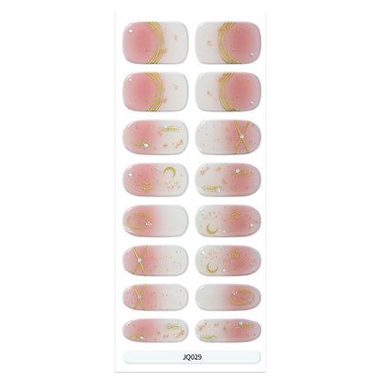 Semi-Cured Gel Nail sticker kit JQ029