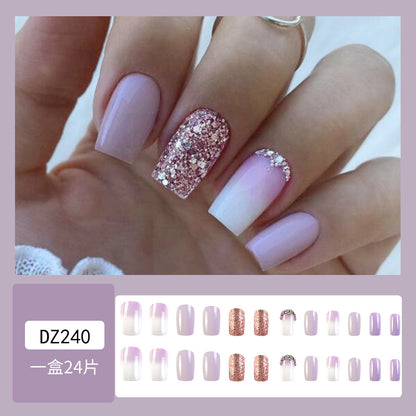 White-edged French wear nail plate