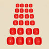 Pedicure fake nail Y1119
