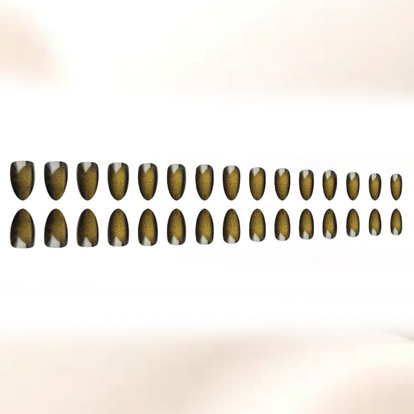 30 yeux de chat jaunes et noirs