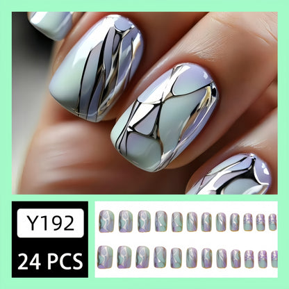 24pcs/Set Press On Nails