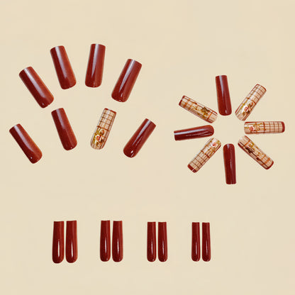 24pcs/Set Press On Nails