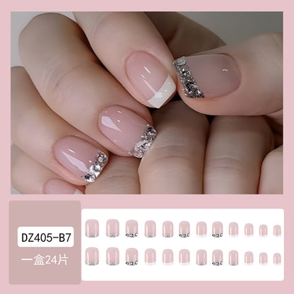 White-edged French wear nail plate