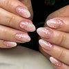 Light Naked Pink Flowers Broken Gold