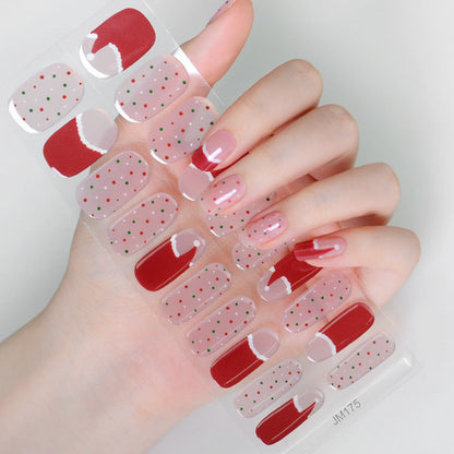 Semi-cured Gel Nail Stickers JM-175