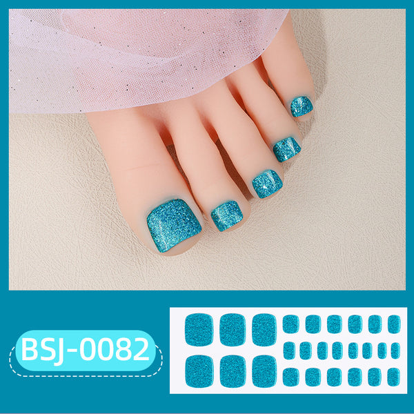 Bandes de vernis gel pour pédicure