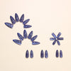 Ice blue cat's eye leopard print