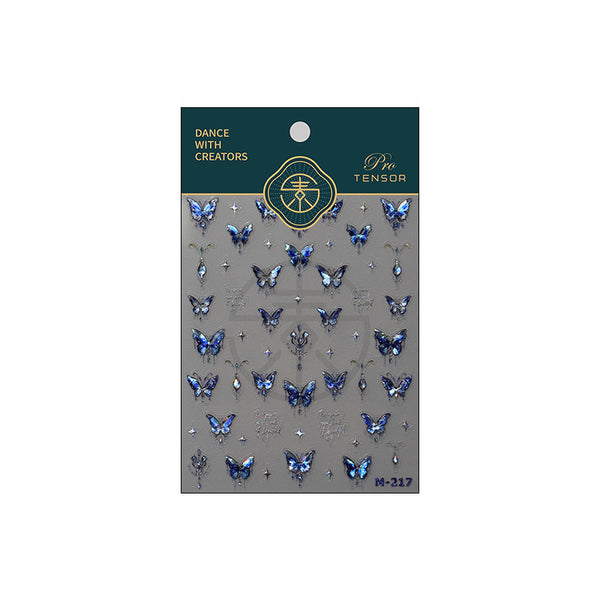 Embossed Jelly Nail Sticker M-217