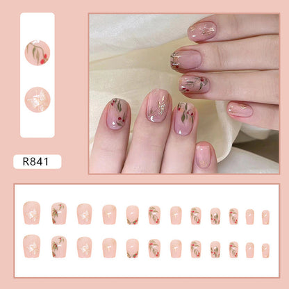 24Pcs press on nail R841